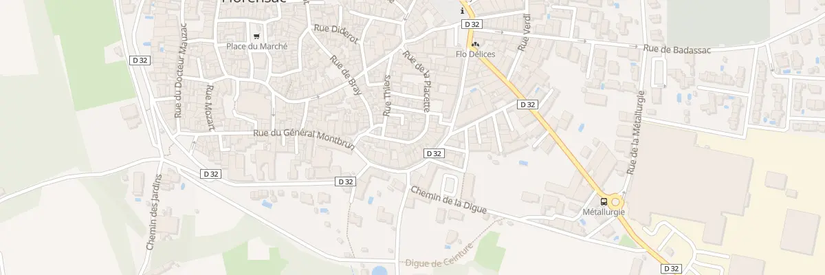 Plan du 28 Rue de la Placette à Florensac