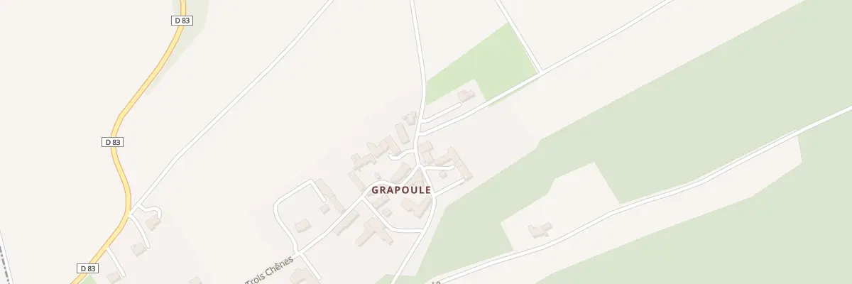Plan du 3 Rue des Trois Chenes à Coulangeron