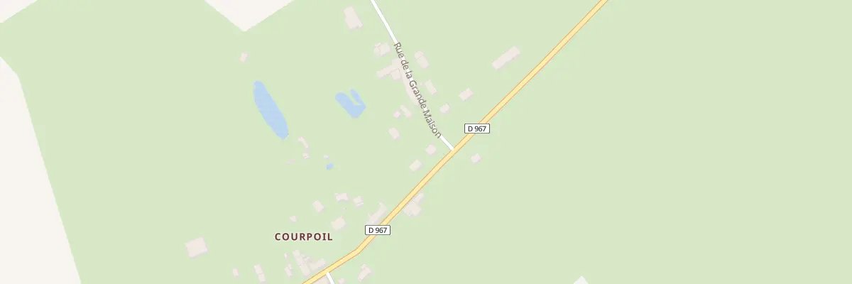 Plan du 55 Rte de Fere à Épieds