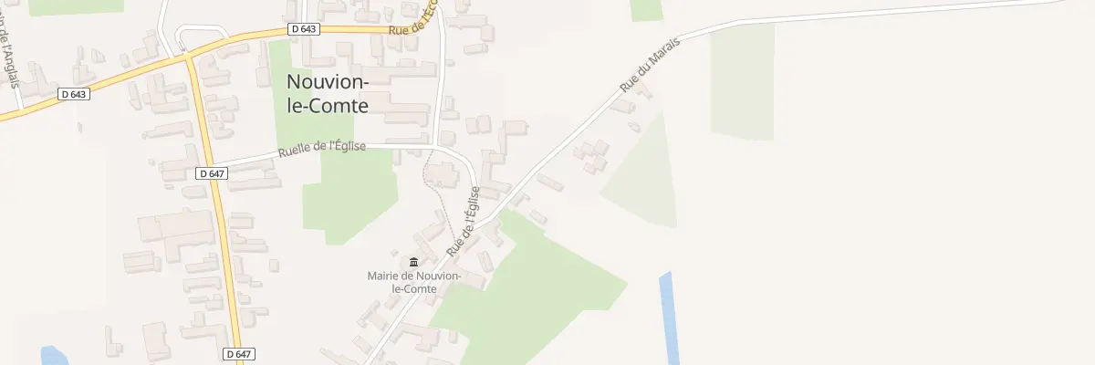 Plan du 6 Rue du Marais à Nouvion-le-Comte