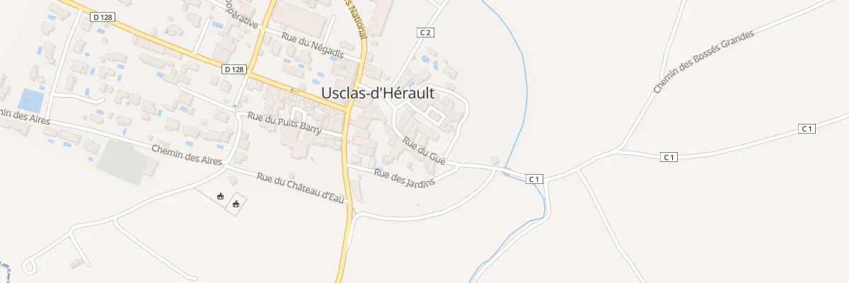 Plan du 3 Rue du Gue à Usclas-d’Hérault