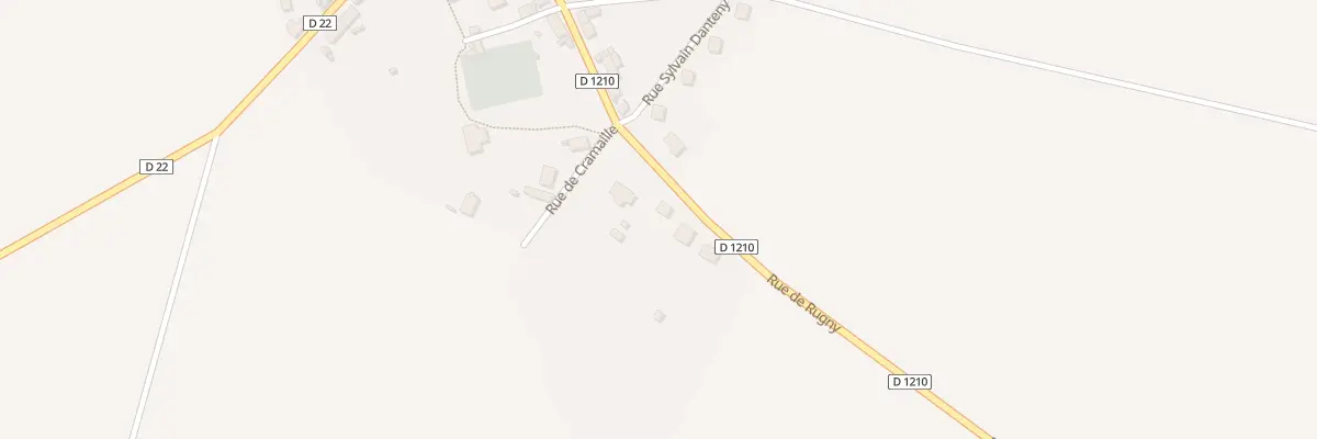 Plan du 8T Rue de Rugny à Arcy-Sainte-Restitue