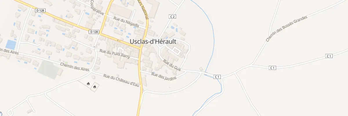Plan du 8 Plan de la Ville à Usclas-d’Hérault