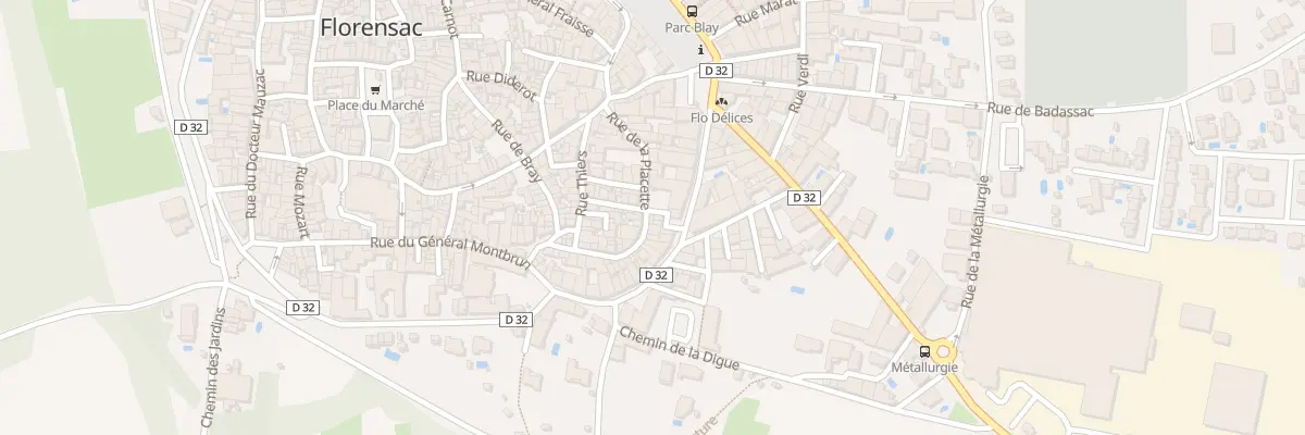 Plan du 25 Rue de la Placette à Florensac