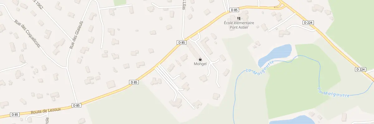 Plan du 118 Rte de Lezoux à Orléat
