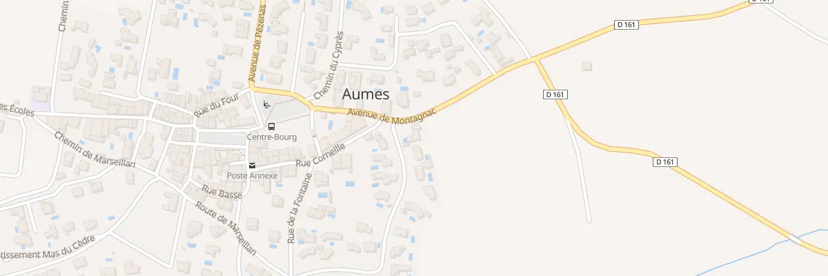 Plan du 1 Lot Quartier du Clos St Aubin à Aumes
