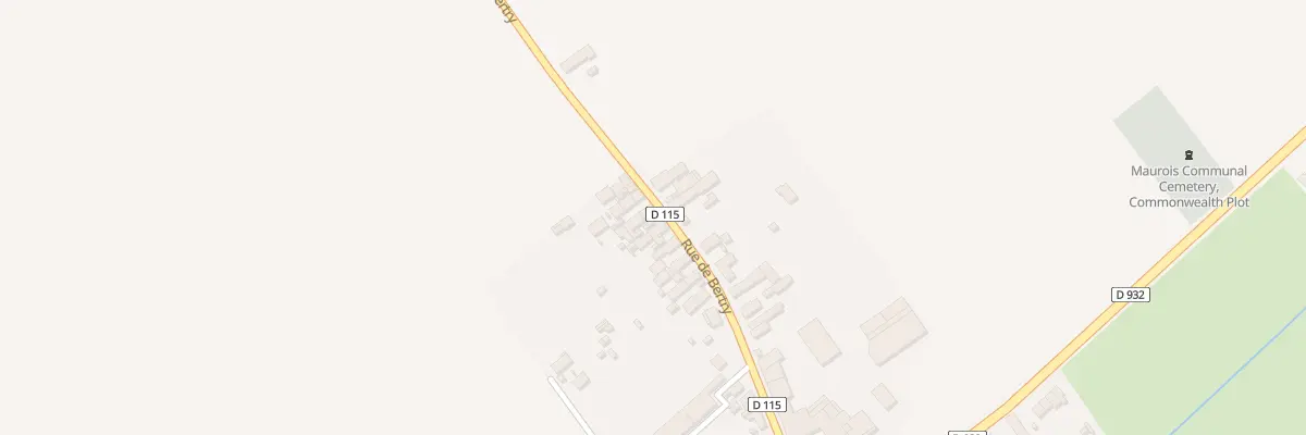Plan du 33 Rue de Bertry à Maurois