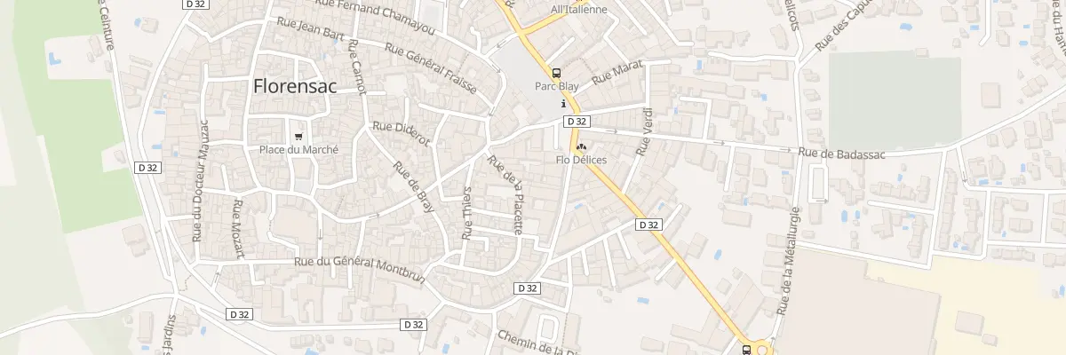 Plan du 11 Rue de la Placette à Florensac