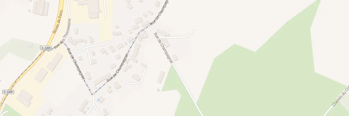 Plan du 30 Rue de Champagnat à Cusset