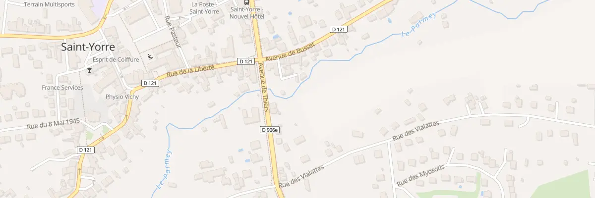 Plan du 5 Av de Thiers à Saint-Yorre