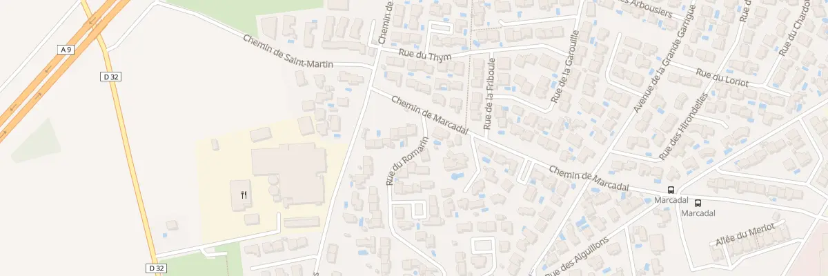 Plan du 43 Rue du Romarin à Florensac