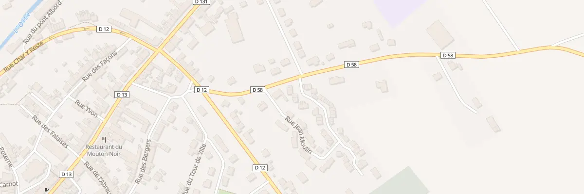 Plan du 5 Rue Jean Moulin à Ribemont