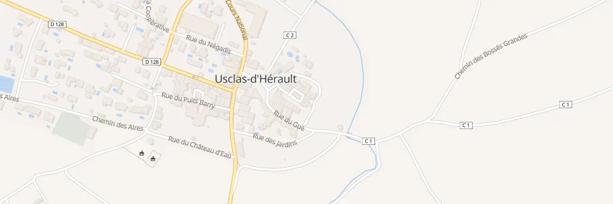 Plan du 9 Rue de la Liberte à Usclas-d’Hérault