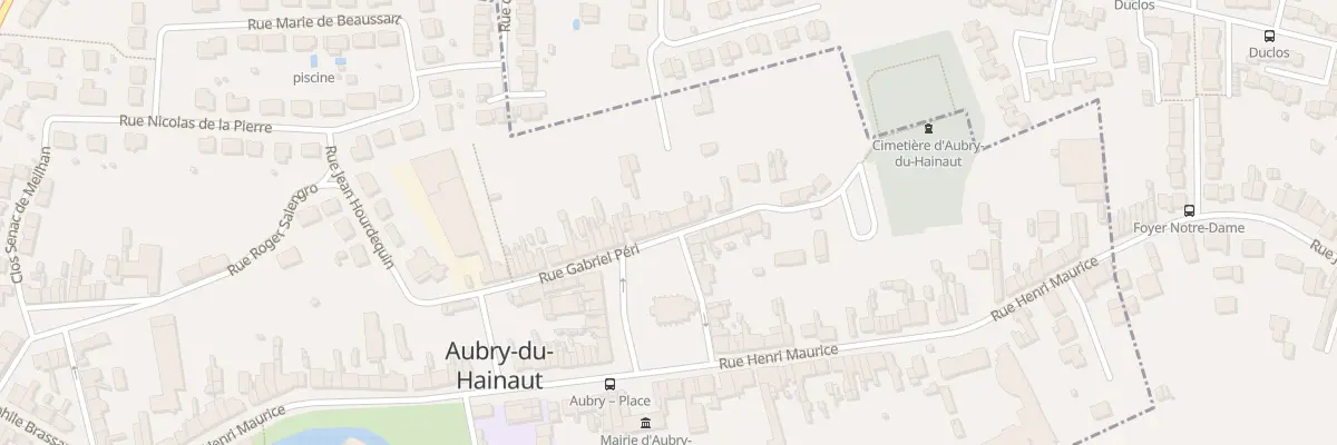 Plan du 14A Rue Gabriel Peri à Aubry-du-Hainaut