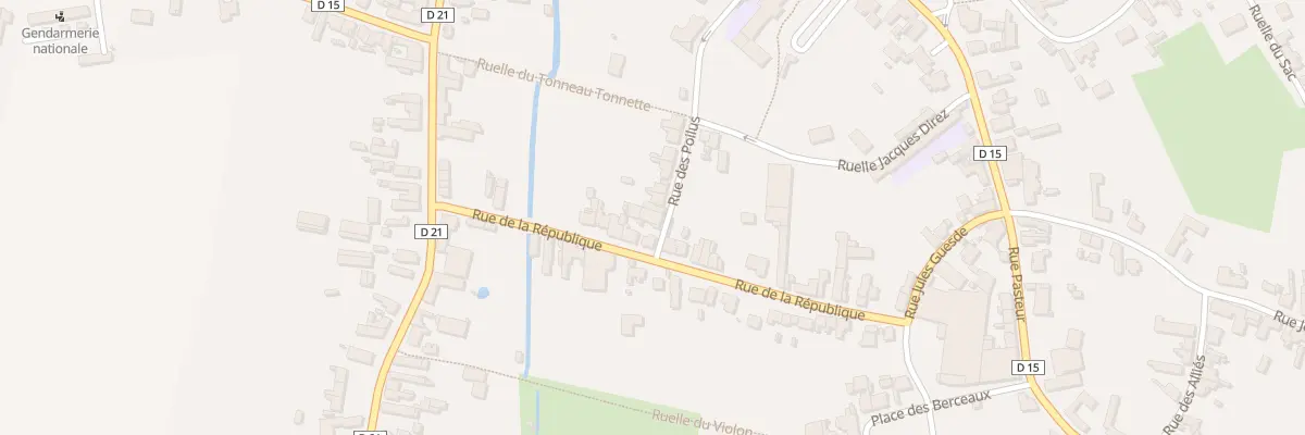 Plan du 32B Rue de la République à Busigny
