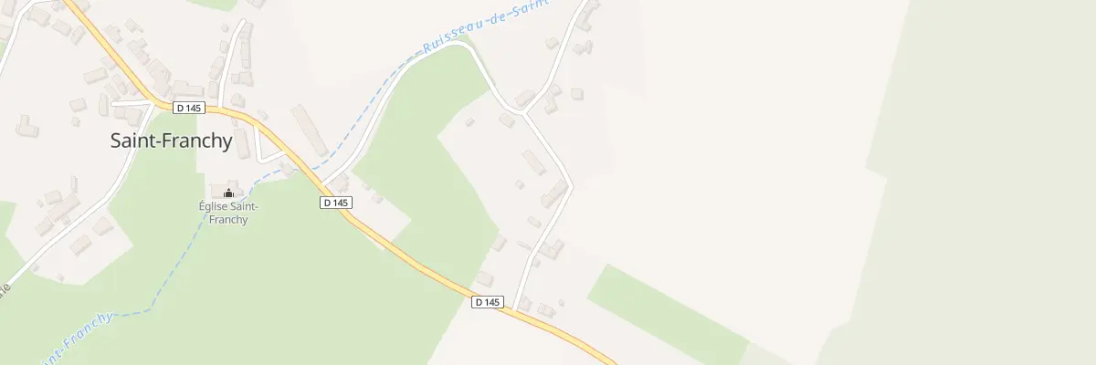 Plan du 91 La Montee à Saint-Franchy