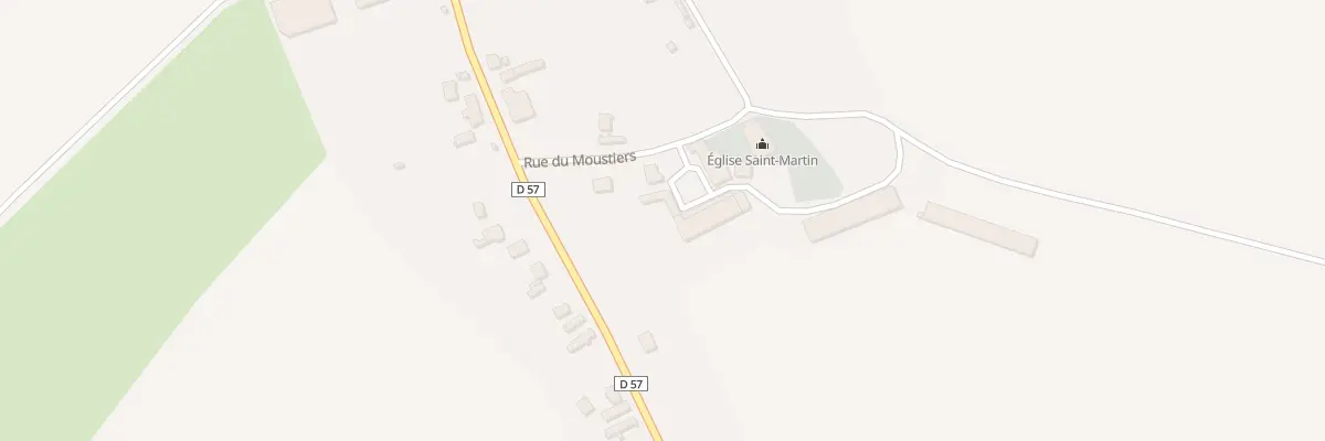 Plan du 1 Rue du Moustiers à Renansart