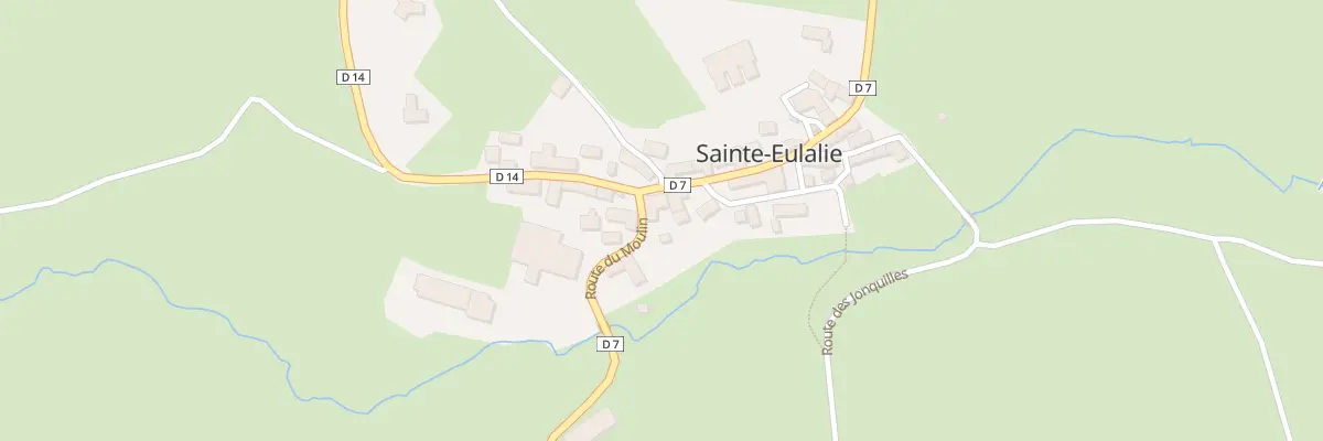 Plan du 23 Rte du Moulin à Sainte-Eulalie