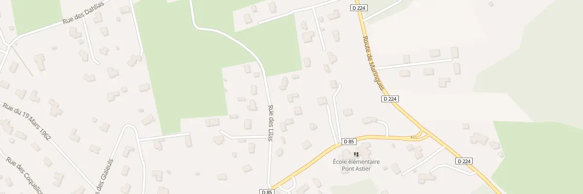 Plan du 6 Rue des Lilas à Orléat