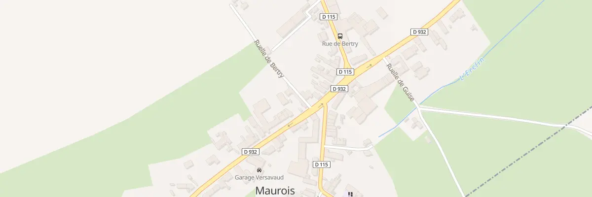 Plan du 24 Vc Brunehaut à Maurois