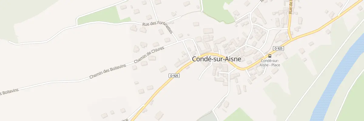 Plan du 15 Route de Vouziers à Condé-sur-Aisne