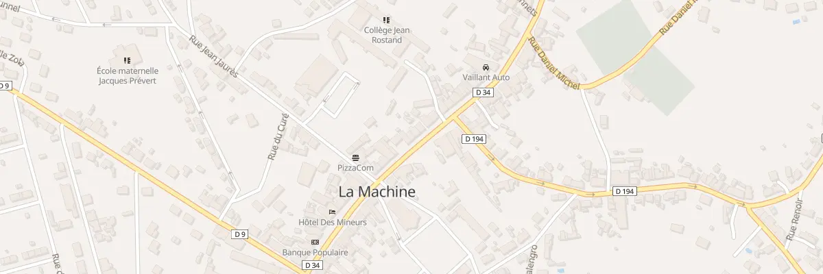 Plan du 57 Av de la République à La Machine