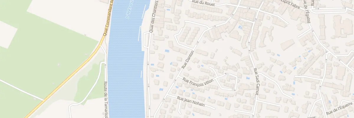 Plan du 50 Rue Danton à Agde