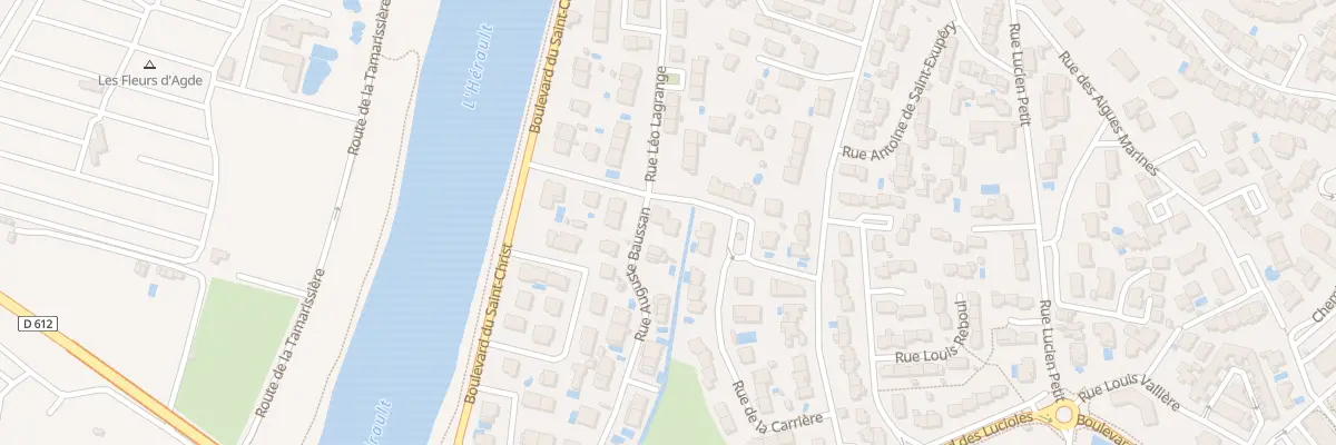Plan du 7 Rue des Grillons à Agde