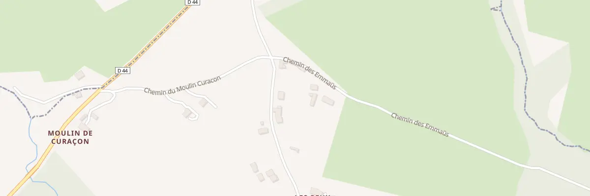 Plan du 5523 Les Peux à Paslières