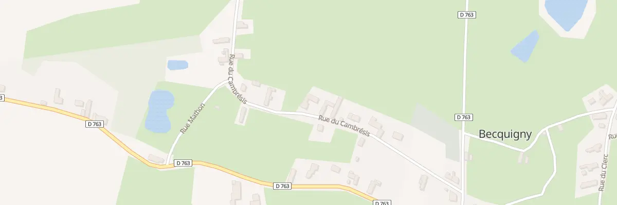 Plan du 265 Rue du Cambresis à Becquigny