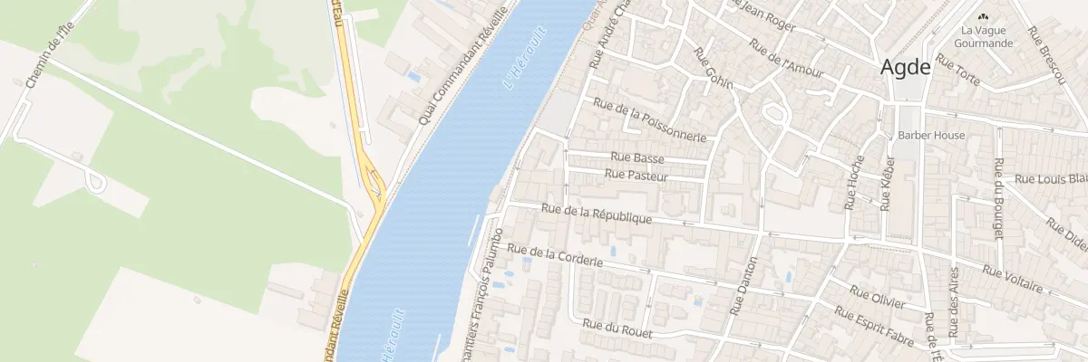 Plan du 7 Pl de la Marine à Agde