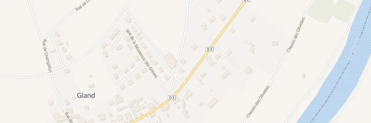 Plan du 61 Rue de Château Thierry à Gland