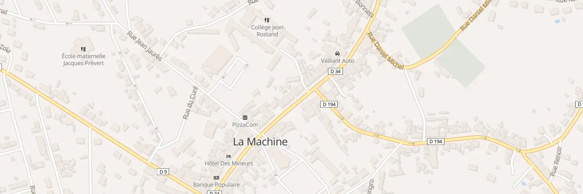 Plan du 61B Av de la République à La Machine