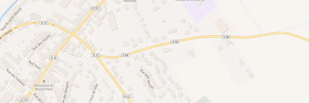 Plan du 4 Rue Jean Moulin à Ribemont