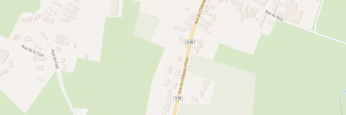 Plan du 12 Rue du Château d’Eau à Troisvilles