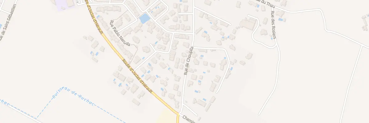 Plan du 258 Rue de Choupila à Paulhan