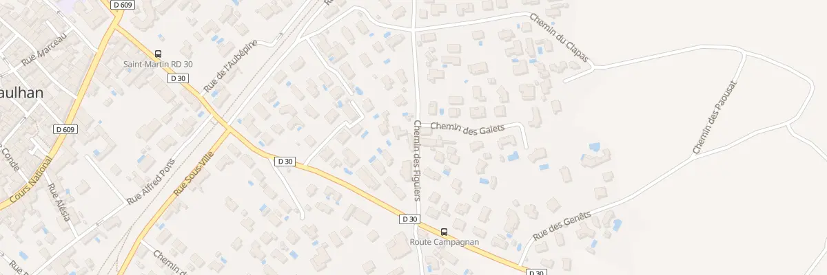Plan du 91 Rue des Figuiers à Paulhan