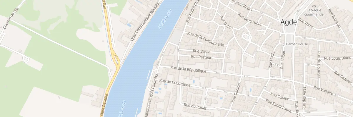 Plan du 1 Rue Blanchard à Agde