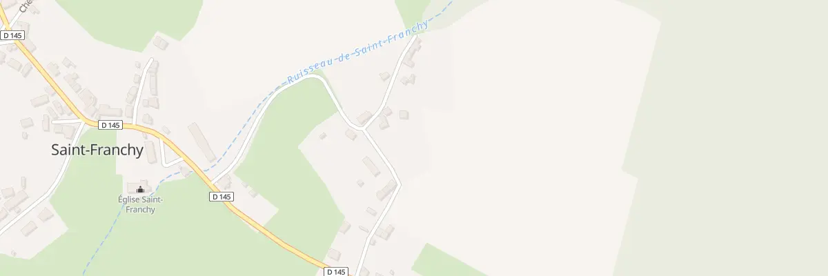Plan de La Montee à Saint-Franchy