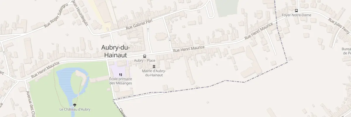 Plan du 37 Rue Henri Maurice à Aubry-du-Hainaut