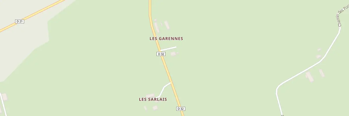 Plan du 17 Rte de Bouce à Montoldre