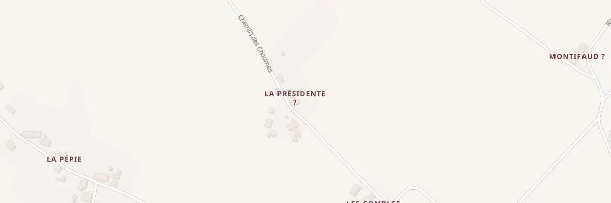 Plan du 26 Che des Chaumes à Langy