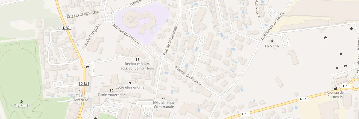 Plan du 5 Imp des Bergeries à Florensac