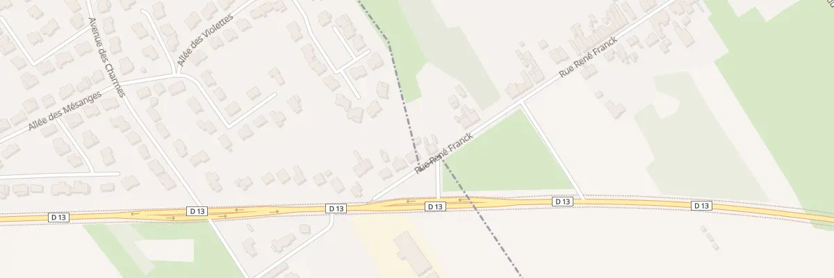 Plan du 174 Rue Rene Franck à Petite-Forêt
