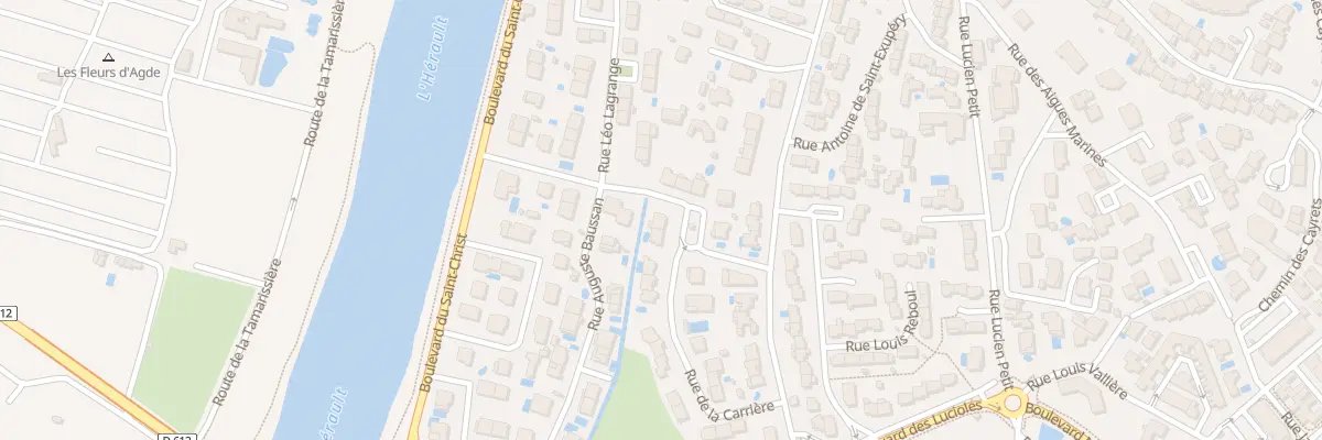 Plan du 5 Rue des Grillons à Agde