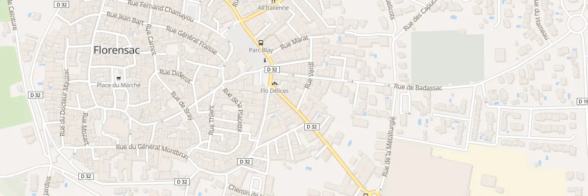 Plan du 5 Av Francois Mioch à Florensac