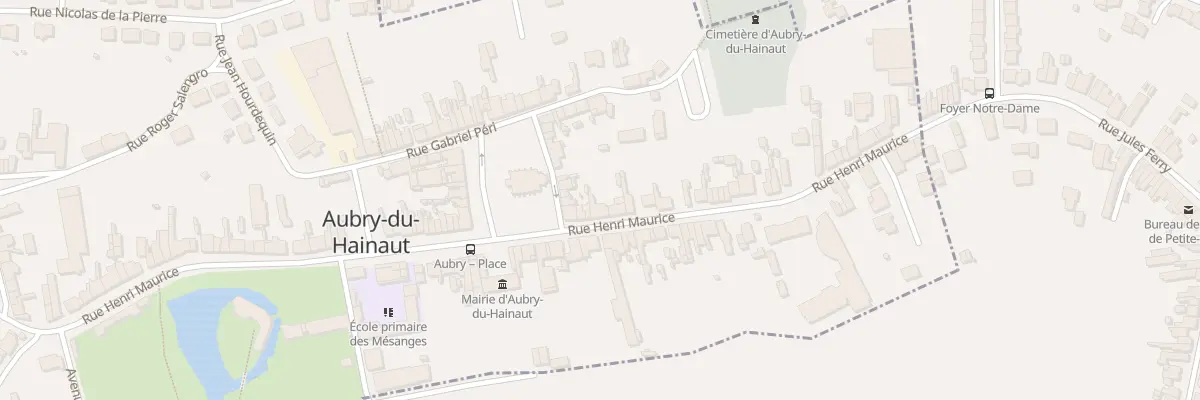 Plan du 44 Rue Henri Maurice à Aubry-du-Hainaut