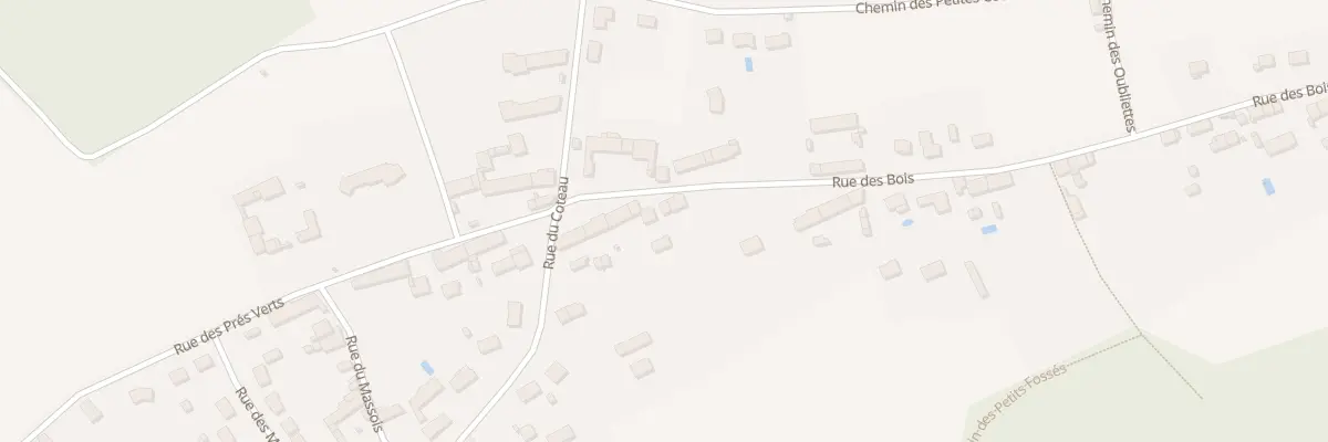 Plan du 6 Rue des Bois à Charbuy