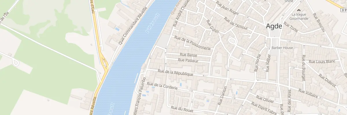 Plan du 5 Rue Pasteur à Agde
