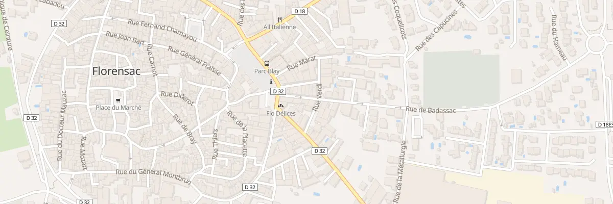 Plan du 4 Rue de Badassac à Florensac